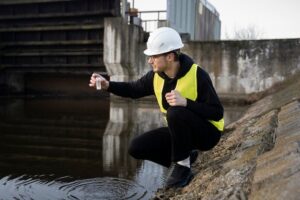 Water Testing Being Done