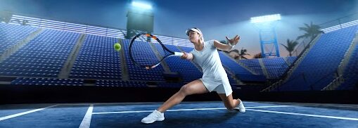 Woman Playing Tennis